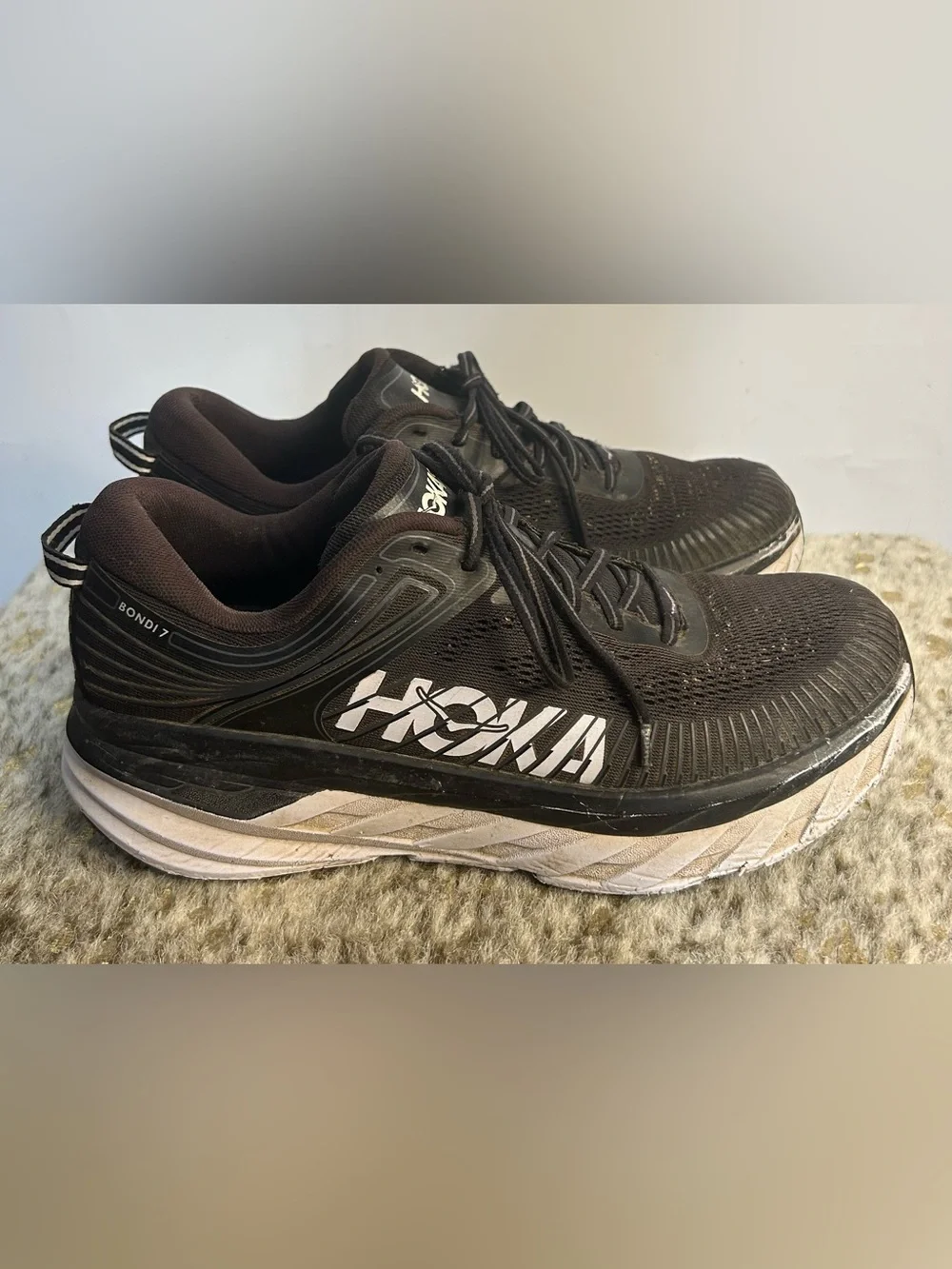 HOKA Black Mens Sneakers Size 10.5